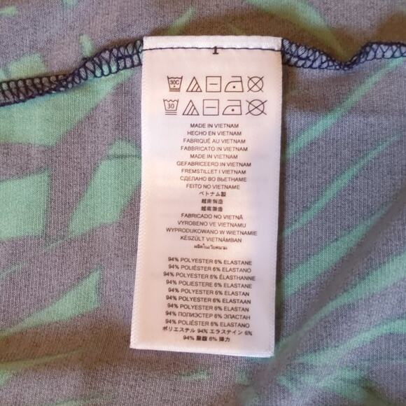 Michael Kors Tropical Print Long Bar Halter Top S - Picture 9 of 10